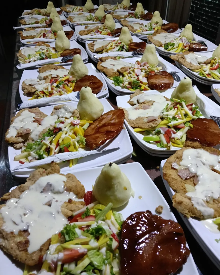 Banquete servido para un evento