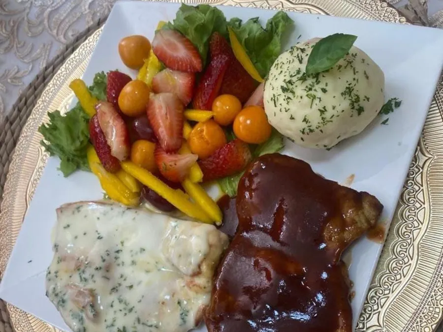 Menú de dos proteínas